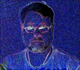 Autoportrait bleu