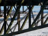 Pont de Québec et l'église de Sillery