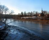 Rivière Cap Rouge à marée basse