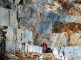 Carrare, la carrière de marbre