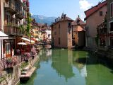 La vieille ville d'Annecy et le Thiou