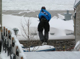 le saut dans le fleuve