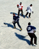 le puck dans lombre