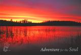 Rainy Lake Sunset - Mystic Adventures Eco Tours - Post Card