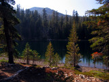 Crater Peak over Magee Lake