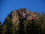 Red Rocks on nearby peak