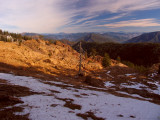 View north across the peridotite