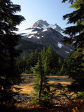 Mt Jefferson on a cold morning