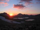 Sunset from Muir Pass on the Pacific Crest Trail