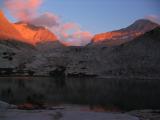 Lower Mills Lake sunset in Second Recess