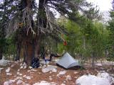 Sally Keyes Lake campsite