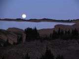 Moonset in the Goat Rocks near Pk6768