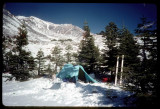 Snow camping on Mt Shasta