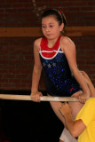 Concentrating on the uneven bars