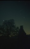 Ben Kokkeler observing Leonids looking at Orion