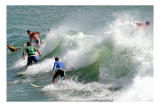 Catching a wave. Noosa National Park