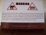 Warning