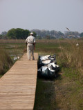 John on the jetty