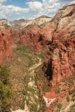 View north from Angel's Landing, Zion