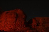 Moonlit night in Monument Valley