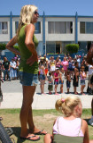 Blonde lady at Venice Beach
