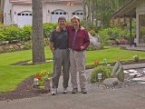 Pete and I at his house in 2004