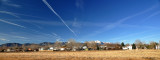 Contrails to Pikes Peak