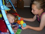 I like playing with big cousin Alice