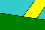 Green Blue Yellow  (36 x 24)
