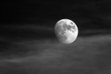 Infrared Moon BW