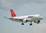 N375NB  Northwest Airlines Airbus A-319