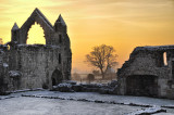 haugmond abbey sunset