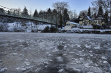 frozen river severn