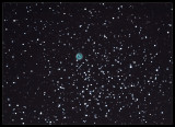 m46 with a planetary