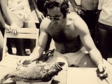 Fishing competition for opening of club in 1971, Judge Itzik Kestenbaum