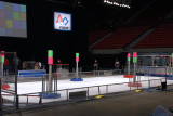 Arena with trailers