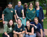 Most of the group just before the truck left. 8o(