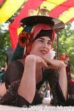 Dancer with tray on head