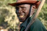 Man1 in Ogavanga delta Botswana