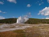 Upper geyser basin, Old Faithful geyser