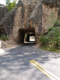 Iron Mt. road leaving Mount Rushmore