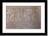 Pharaoh Ptolemy, Isis, Sobek (Crocodile Head) and Horus (Falcon Head)