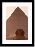 Cliche Shot from Egypt: Sphinx and Pyramid