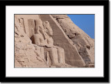 Statue of Ramses II and Nefertari