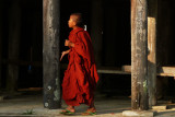 Monk at wooden monastery at Inle.jpg
