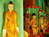Many statues temple U Bein.jpg