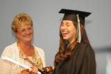Leah Hebrew Academy Graduation Receiving Diploma