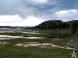River in Stormy Yellowstone