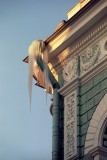 Icicle on Moscow building