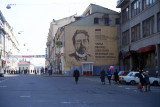 Chekhov portrait on Kamergersky pereulok (c. 1995)